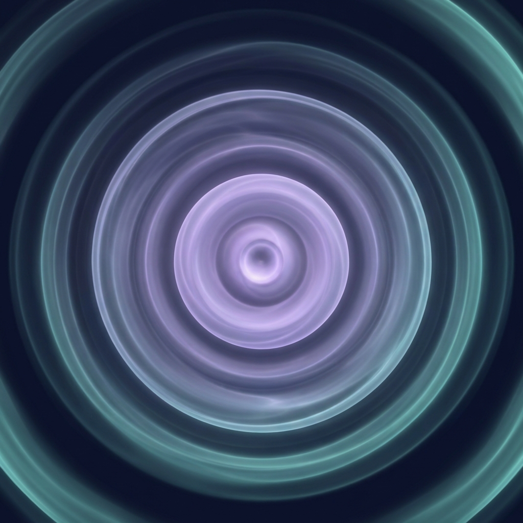 Abstract calming soundscape visual